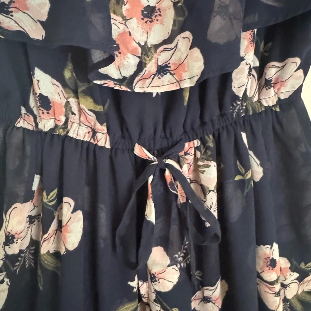 Abercrombie & Fitch Floral Dress Wedding Guest vacation‎ Spring Flowy Femme